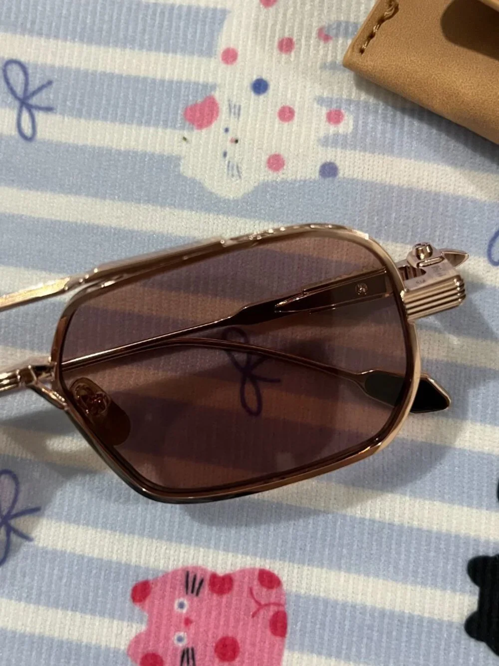 Jacques Marie Mage Earl Double-Bridge Aviator Sunglasses